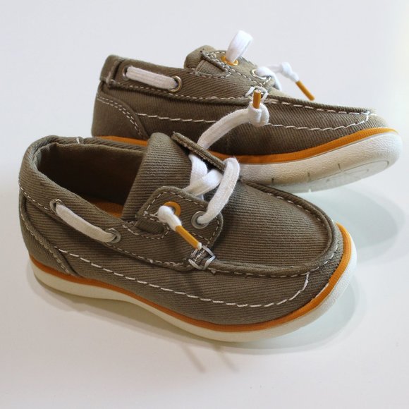 boys canvas boat shoes